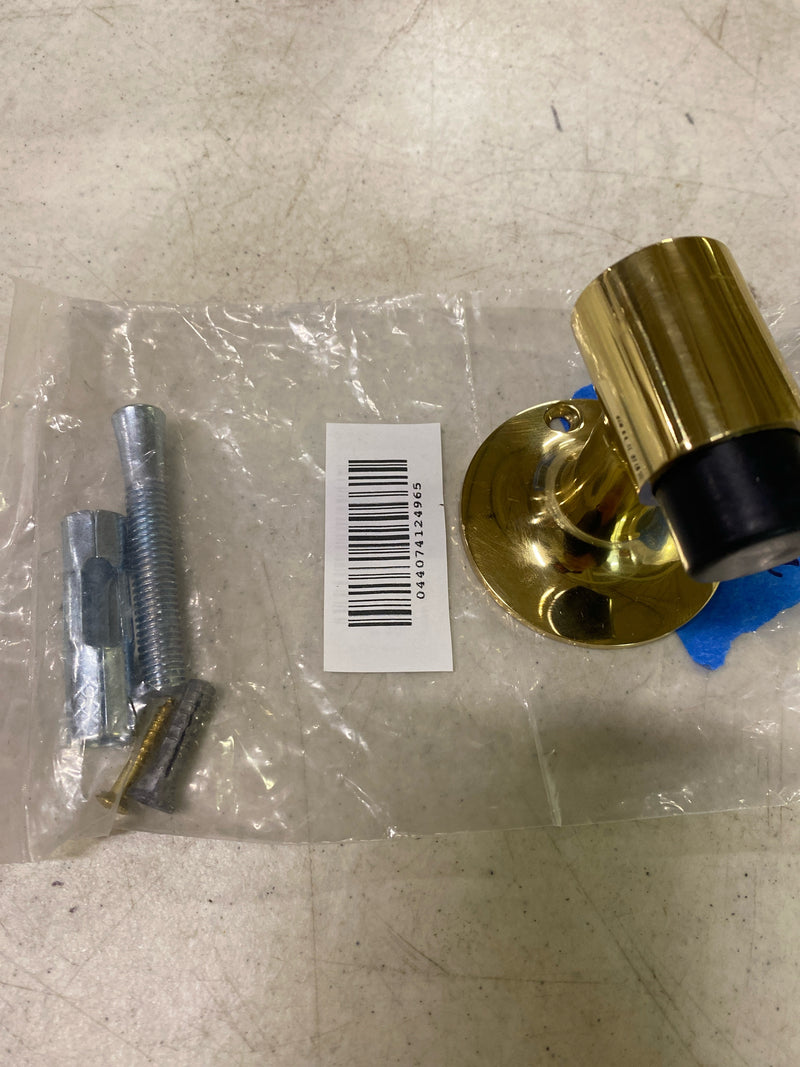 NEW !! IVES FS4443 FS444 3" Height Cast Brass Floor Door Stop, Polished Brass