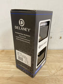 Delaney Hardware Aubryn Privacy Lock Set for Bedroom and Bathroom, Satin Nickel