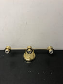 Westinghouse 6127700 Dorney 24 in. 3-Light Champagne Brass Vanity Light