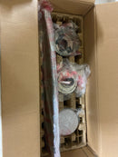 Hampton bay N375-BN Marlston 52 in. Indoor/Outdoor Brushed Nickel with Silver Blades Ceiling Fan with Adjustable White with Remote Included