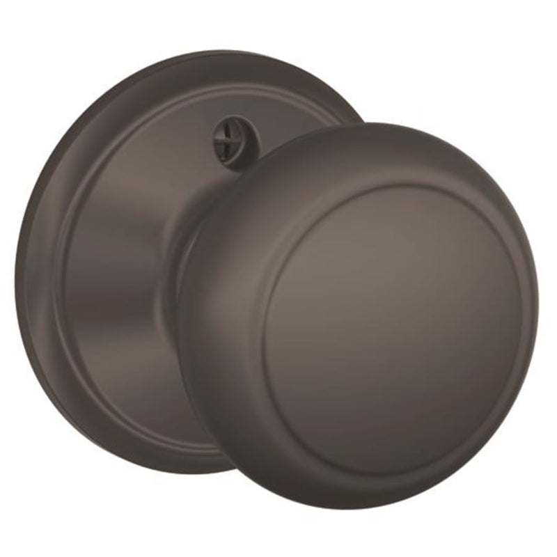 Schlage Andover Non-Turning One-Sided Dummy Door Knob