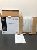 Jesco Lighting RE-GEO-FM-91011-3580-WH Relyence Single Light 11" Tall LED Wall Sconce / Flush Mount Ceiling Fixture - 3500K - 80 CRI - White