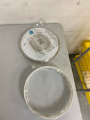 Progress Lighting P3610-0930K9 Weaver 1 Light LED Flush Mount Ceiling Fixture with Fabric Drum Shade - Brushed Nickel