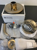 Delta Lahara Monitor 17 Series Dual Function Pressure Balanced Shower Only with Integrated Volume Control - Less Rough-In Valve