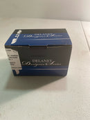 Delaney 365504 Italian Collection Canova Series Dummy Door Knob - Black