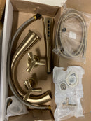 Delta Stryke Roman Tub Trim with Hand Shower, 12.25 in, Lumicoat Champagne Bronze