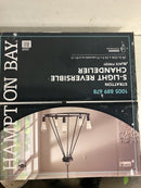 Hampton bay HDP00325 Stratton 5-Light Black Chandelier with No Shade