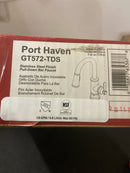Pfister GT572-TDS Port Haven 1.8 GPM Single Hole Pull Down Bar Faucet - Stainless Steel