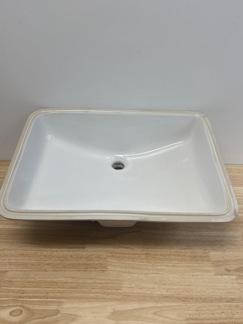 TOTO 21-1/4" Undermount Bathroom Sink with Overflow and CeFiONtect Ceramic Glaze