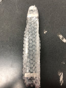 Sietto P-1902-9-PC Adjustable Center to Center 9 Inch Long Handle Cabinet Pull with Slate Gray Glass - Polished Chrome