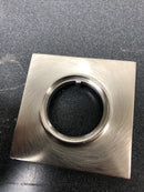 Baldwin Santa Monica Contemporary Square Single Cylinder Deadbolt - Satin Nickel