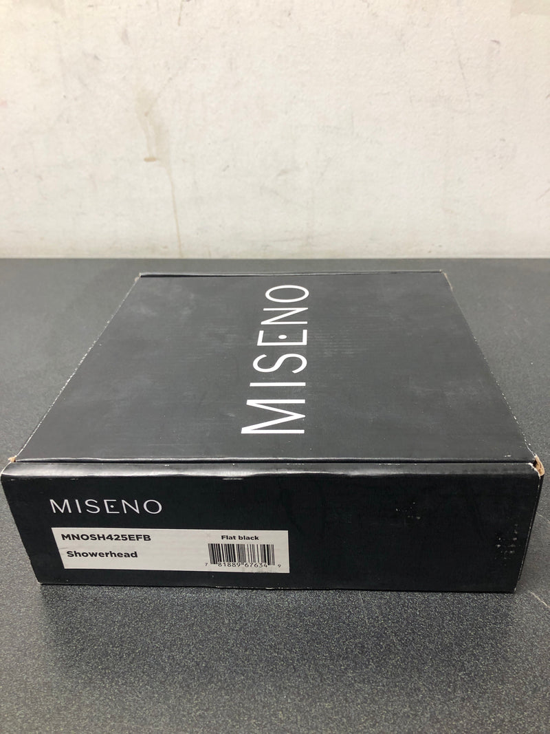 Miseno MNOSH425EFB 1.8 GPM Single Function Rain Shower Head - Flat Black