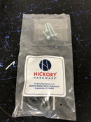 Hickory Hardware PA0721-BMA Old Mission 1-1/2 Inch Center to Center Rustic Drop Bail Drawer Pull with Backplate - Mist Antique