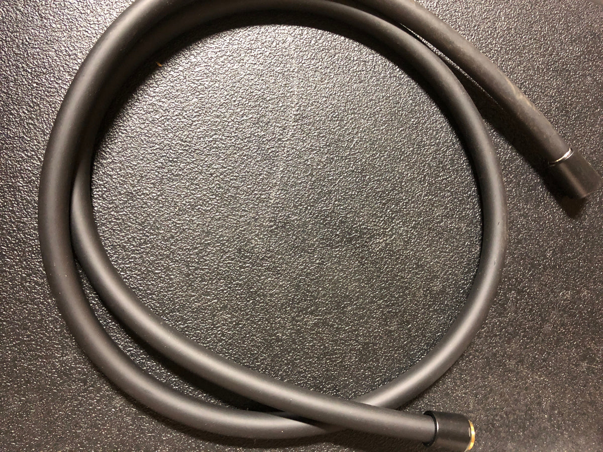 hansgrohe Techniflex Handheld Shower Replacement Shower Hose 63-inch Easy Install Modern Shower Hose in Matte Black, 28276673