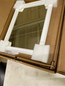 Glacier bay CDWM22-WH Candlesby 22 in. W x 27 in. H Rectangular Wood Framed Wall Bathroom Vanity Mirror in White