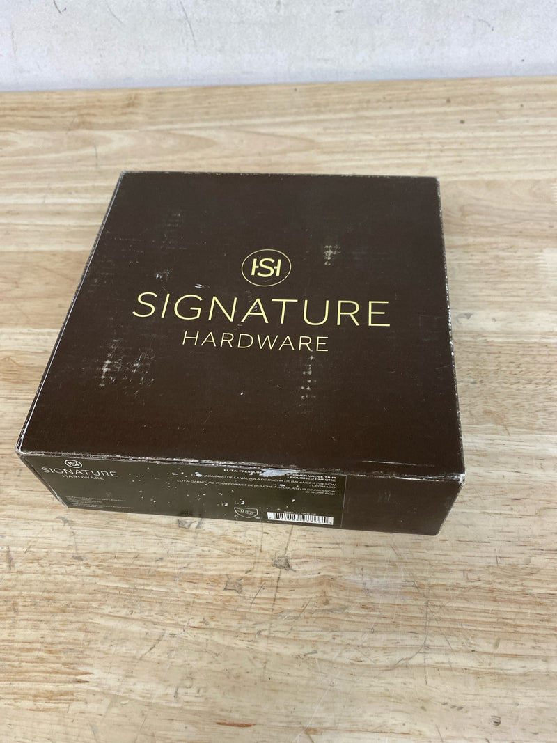 Signature Hardware SHEL441001CP Elita Pressure Balance Trim Only - Less Handle and Valve - Chrome