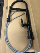 Signature Hardware 462449 Ocala 1.8 GPM Single Hole Pre-Rinse Pull Out Kitchen Faucet, Matte Black