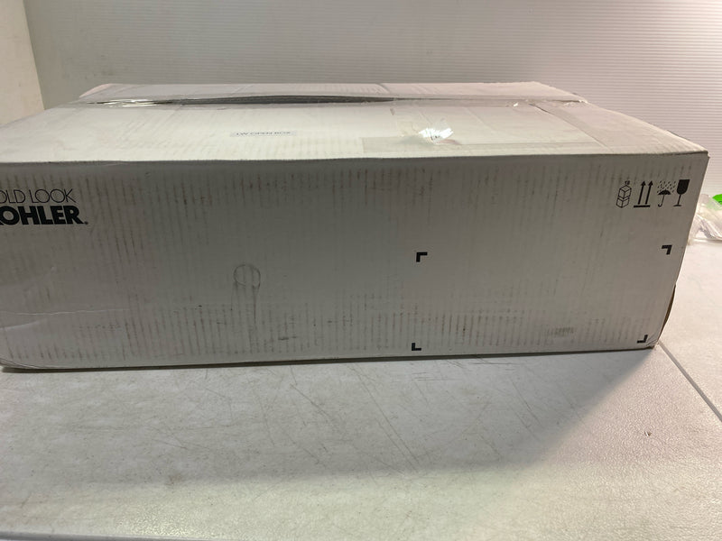 Kohler K-21058-0 Brazn 21-5/16" Rectangular Vitreous China Undermount Bathroom Sink with Overflow - White