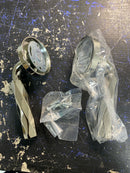 Emtek 505DTUS4 Dumont Reversible Non-Turning Two-Sided Dummy Door Lever Set from the Brass Modern Collection - Satin Brass