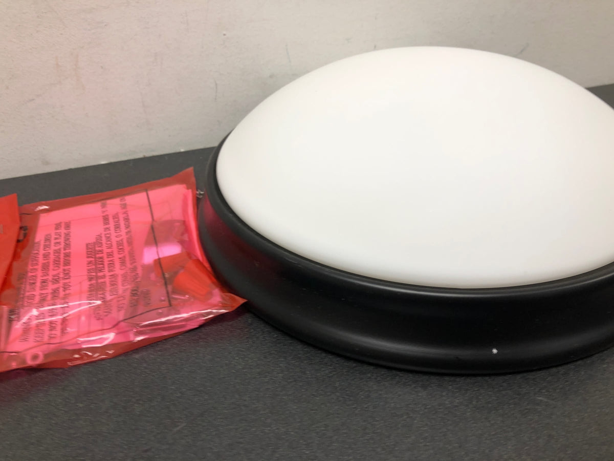 Capital Lighting 2032MB 2 Light 4-1/4" Tall Flush Mount Bowl Ceiling Fixture - Matte Black
