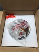 Visual Comfort CS 2605CGD Leeds 8" Small Round Ceramic Sconce by Christopher Spitzmiller - Crystal Gold