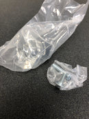 Amerock BP36653CBBR Glacio 1-3/8 Inch Square Cabinet Knob - Clear / Black Bronze