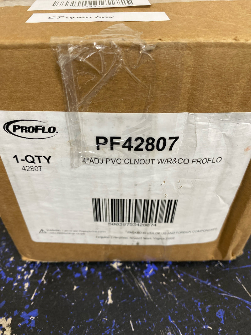 PROFLO PF42807 5-3/4" Brass Cover with 4" Cleanout - N/A