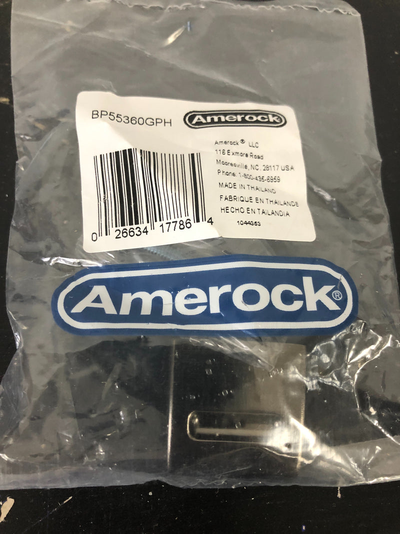 Amerock BP55360GPH Riva 1-1/8 Inch Designer Cabinet Knob - Graphite
