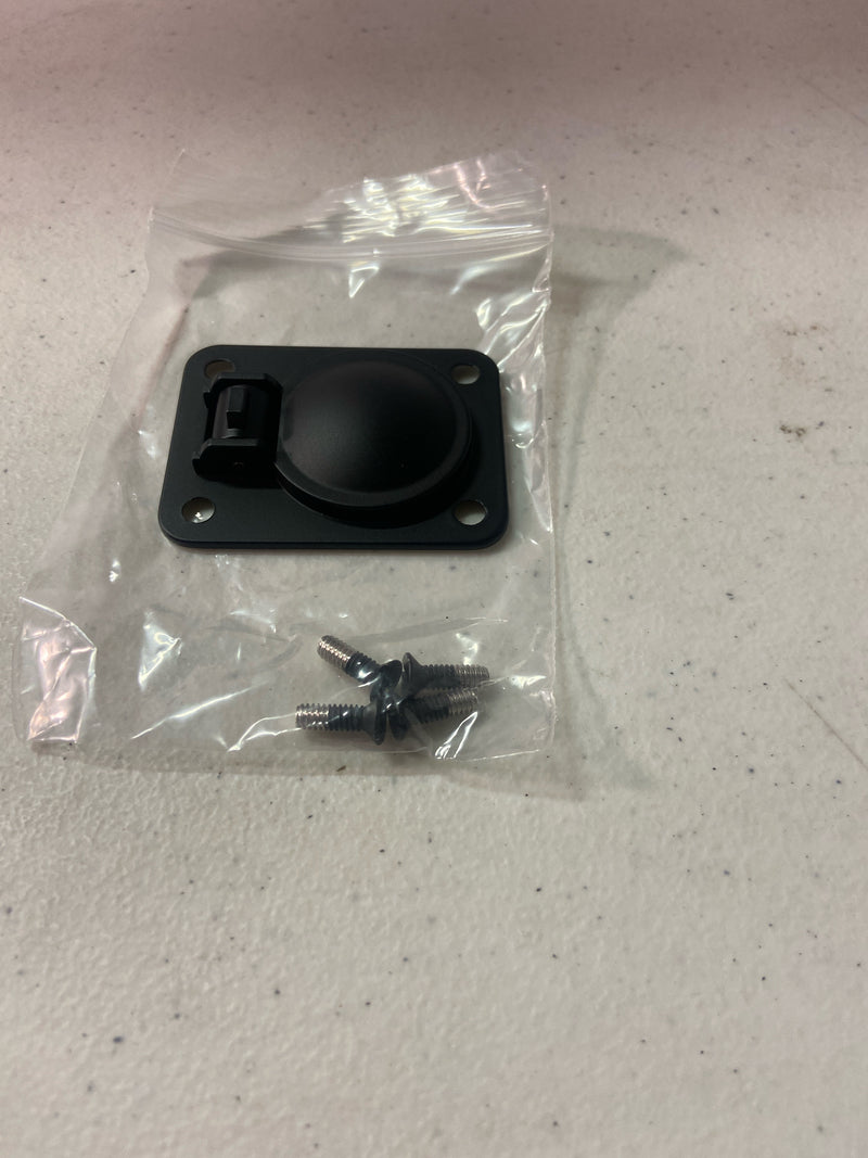 Kohler K-29980-BL Seagrove by Studio McGee 1-3/4 Inch x 2-1/4 Inch Flush Cabinet Pull - Matte Black