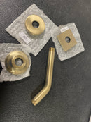 Rohl 1440/6AG Shower 6-13/16" Wall Mounted Shower Arm and Flange - Antique Gold