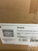 PROFLO PFDM1B252291 Sault 25" Drop In, Undermount Single Basin Stainless Steel Kitchen Sink - Stainless Steel