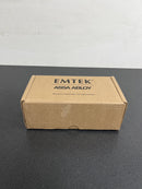 Emtek 505MDCUS15 Modern Disc Reversible Non-Turning Two-Sided Dummy Door Knob Set from the Crystal Collection - Satin Nickel