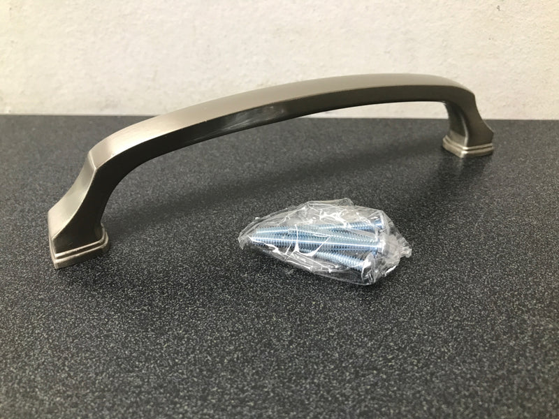 Amerock BP55347G10 Revitalize 6-5/16 Inch Center to Center Handle Cabinet Pull - Satin Nickel