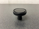 Amerock BP36857FB Destine 1-3/8 Inch Mushroom Cabinet Knob - Matte Black