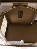 Elegant Lighting MR4821BR Eternity 21" Diameter Traditional Circular Framed Bathroom Wall Mirror - Brass
