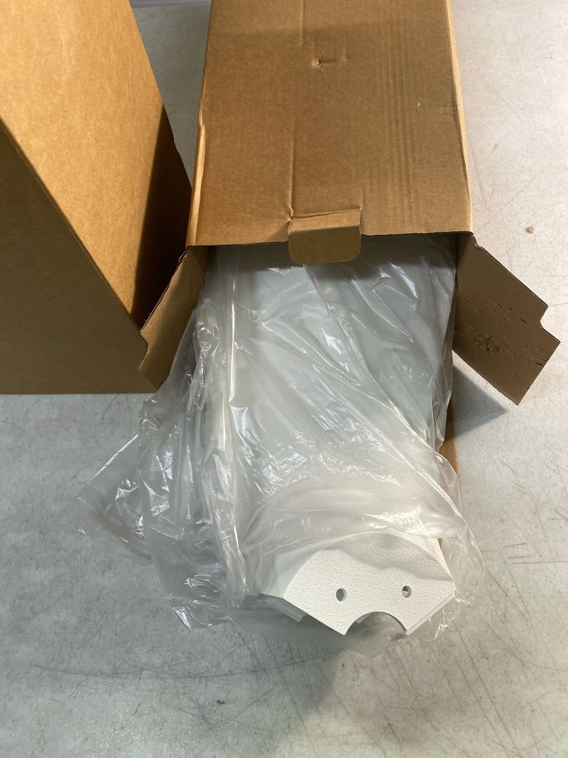 Qrmok FL-LSEW-3WH32 32 in. LED Indoor White Small Ceiling Fan with Light and Remote and Quiet Reversible DC Motor, 3 CCT Light Kit