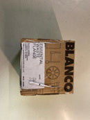 Blanco 222998 Essential Silgranit 3-1/2" Color-Matched Disposal Flange Insert with Waste Scraper - White