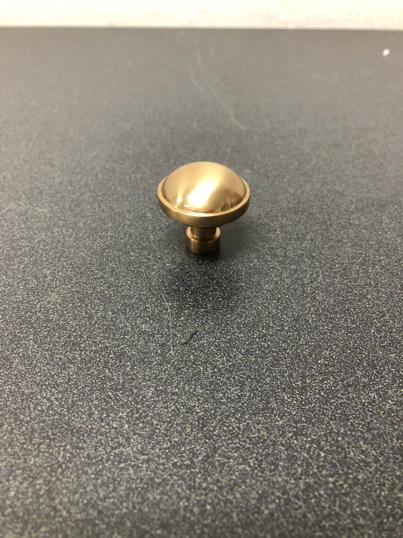 Emtek 86695US4 Brandt 1-1/4 Inch Mushroom Cabinet Knob - Satin Brass