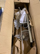 Shailene 29.75" 4-Light Vanity Light with Clear Glass in Chrome, Use as Single or in Multiple, for Vanities, (29.74" x 8.25"), 45575CHCLR