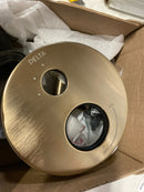 Delta T27859-CZ Trinsic 17 Series Pressure Balanced Valve Trim with Integrated Volume Control and 3 Function Diverter for Two Shower Applications - Less Rough-In - Champagne Bronze