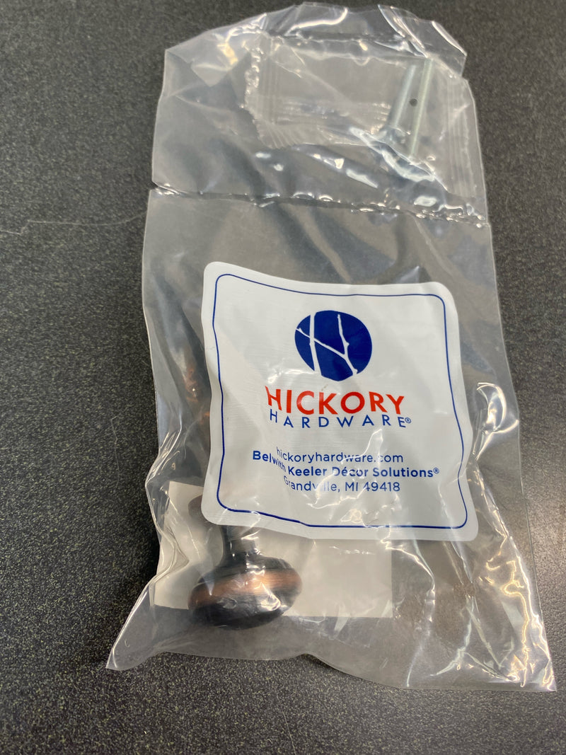 Hickory hardware P2286-OBH Zephyr 1 in. Oil Rubbed Bronze Highlighted Cabinet Knob