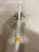 Alno A6620-24-SN Royale 24" Wide Traditional Brass Bathroom Towel Bar Towel Rod - Satin Nickel