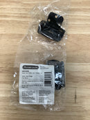 Amerock BPR7565FB Functional Hardware 3/8 Inch Inset Wrap Cabinet Door Hinge with 105 Degree Opening Angle and Self Close Function - Pair - Matte Black