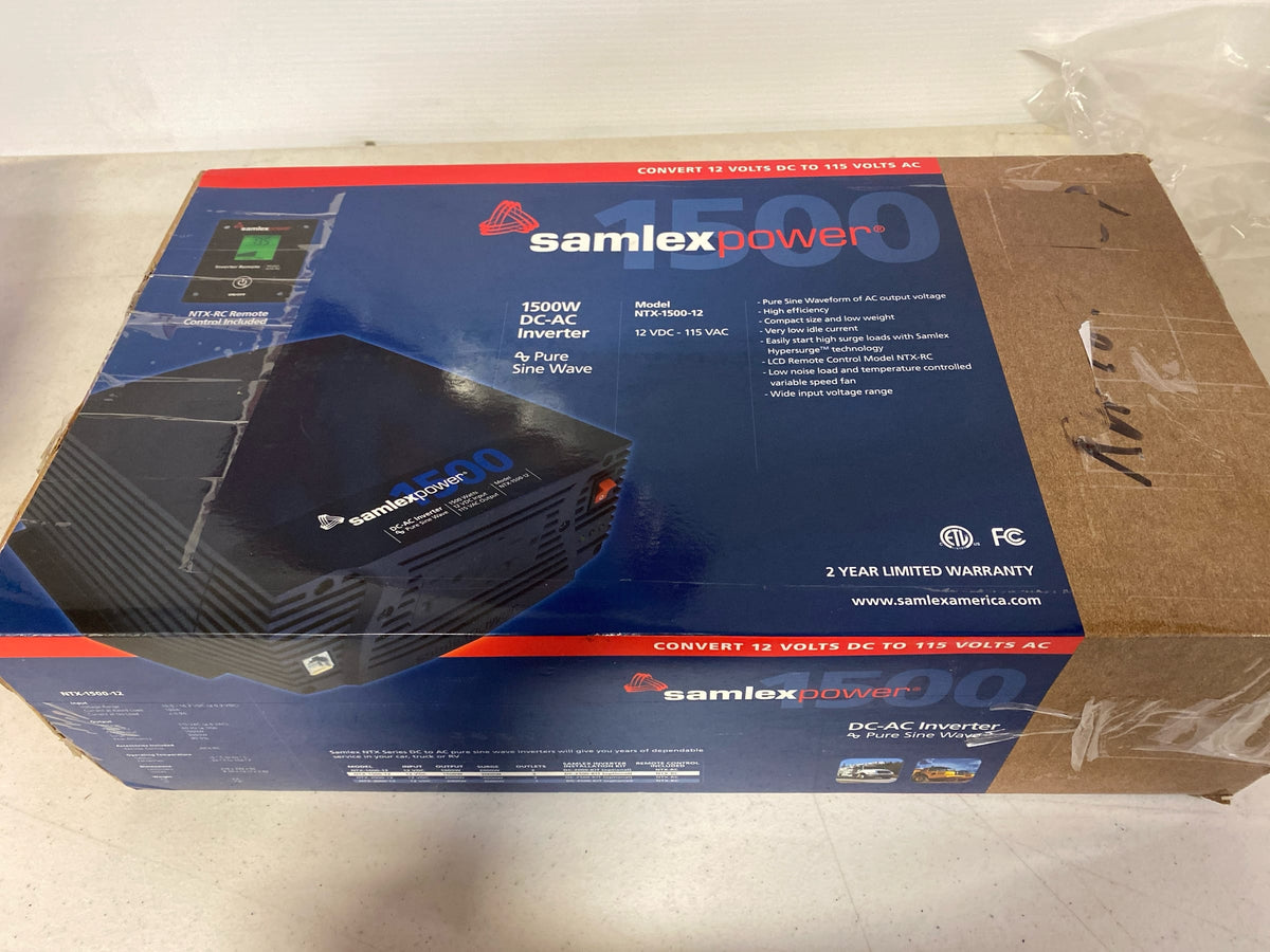Samlex NTX-1500-12 Pure Sine Wave Inverter - 1500W