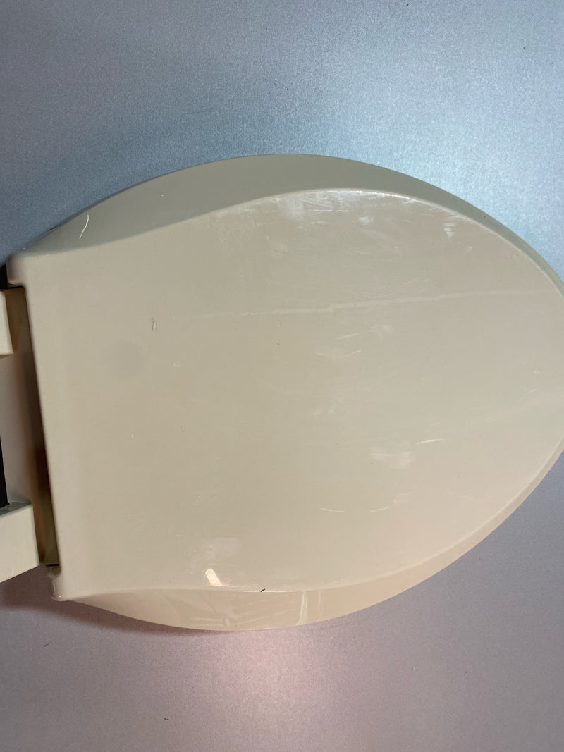 Kohler K-22203-0 Highline Elongated Grip Tight Bumpers, Soft Close Toilet Seat in White