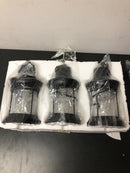 Oukaning HG-ZYLGJ-2142 39 in. 8-Light Vintage Industrial Brown Wooden Farmhouse Chandelier