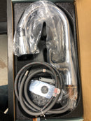 Glacier bay HDQFP1B4216CP Clare Single Handle Pull Down Laundry Utility Faucet in Chrome