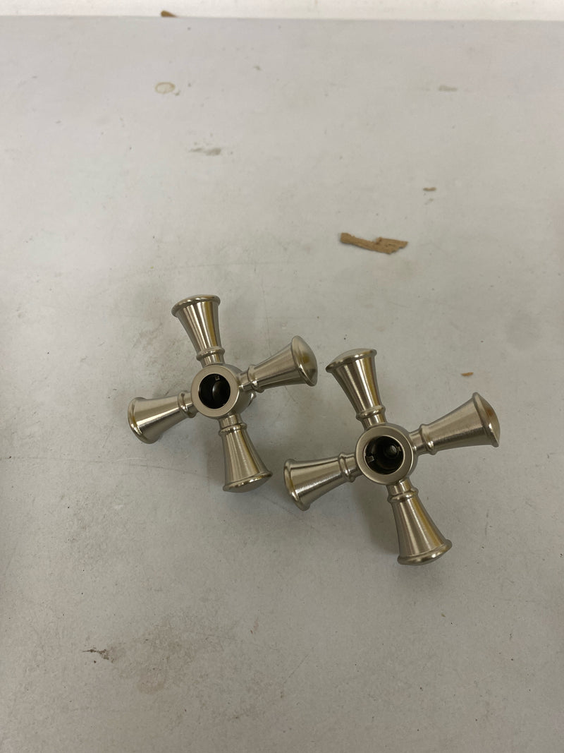 Pfister HHL-049TBK Tisbury Bathroom Faucet Cross Handles - Brushed Nickel