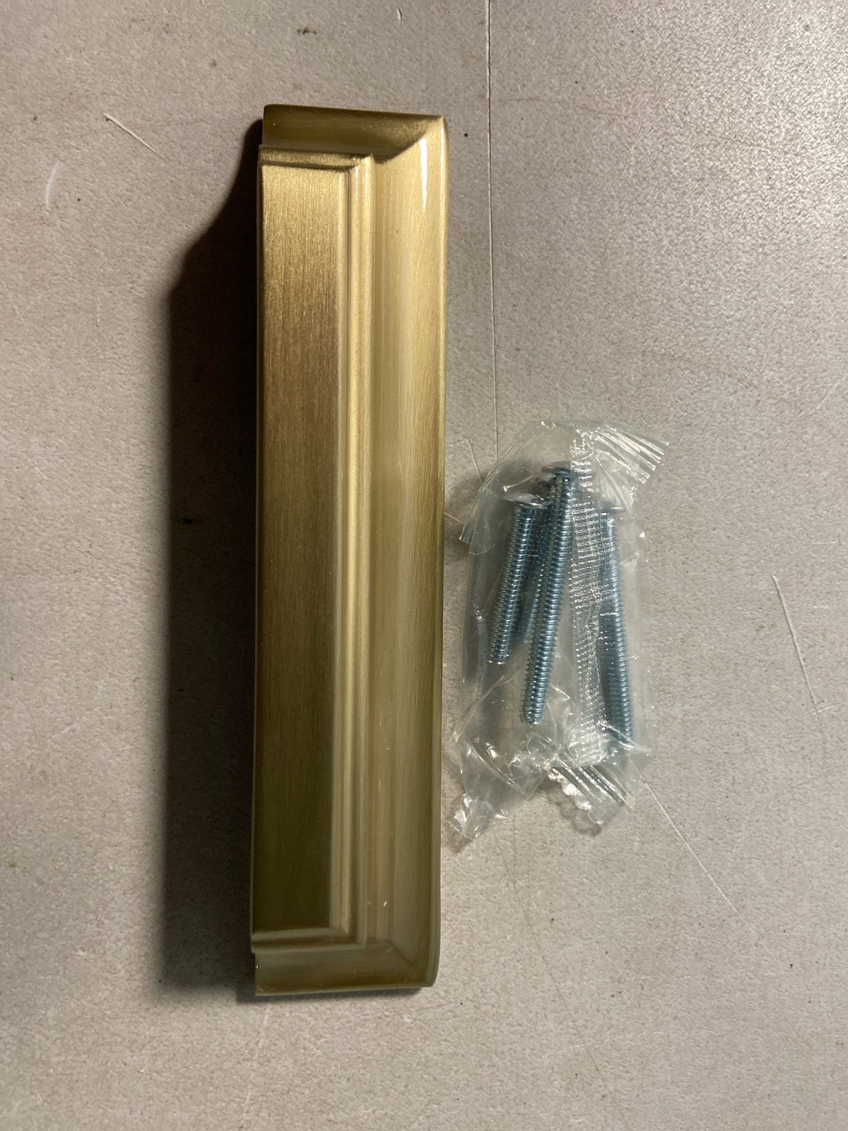 Signature Hardware 488516 Gilderoy 3-3/4 Inch Center to Center Cup Cabinet Pull - Golden Champagne