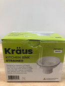 Kraus PST1-WH-C Kitchen Sink Strainer in White